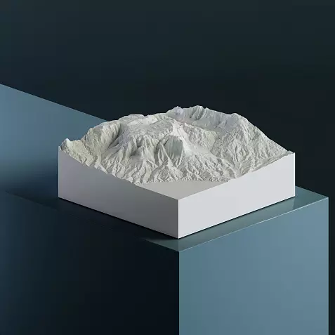 Гора Демерджи (1 356 м) 3D-модель, STL для печати