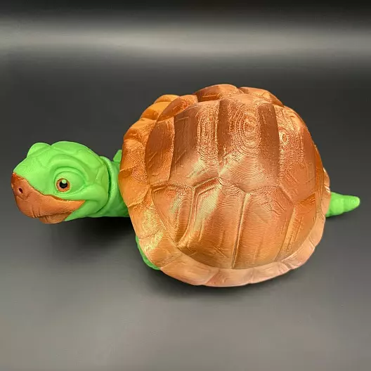 Файл .STL для 3D-печати шарнирной игрушки "Черепашка"