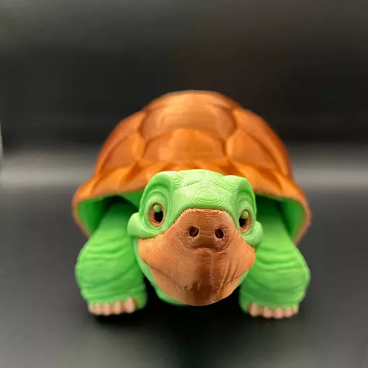 Файл .STL для 3D-печати шарнирной игрушки "Черепашка"