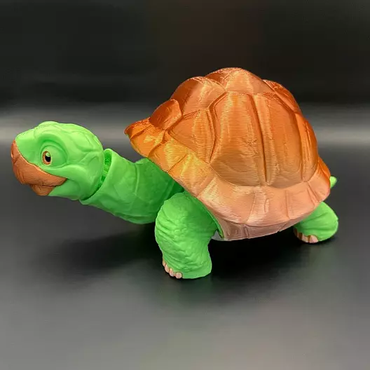 Файл .STL для 3D-печати шарнирной игрушки "Черепашка"