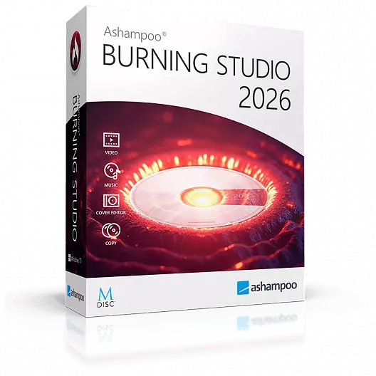 Ashampoo Burning Studio 2026 | Бессрочная Лицензия Ключ. Запись CD DVD Blu-ray дисков