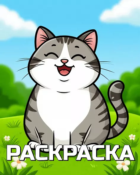 Раскраска "Котик"