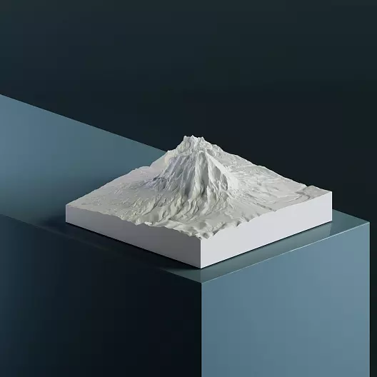 Чимборасо (6 263 м) 3D-модель, STL для печати
