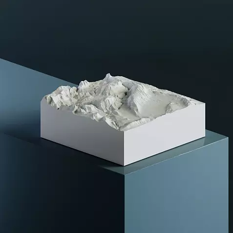 Вердонское ущелье 3D-модель, STL для печати