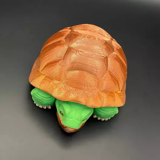 Файл .STL для 3D-печати шарнирной игрушки "Черепашка"