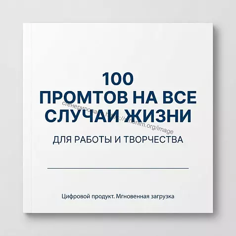 100 промтов на все случаи жизни