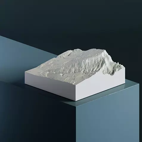 Сулакский каньон 3D-модель, STL для печати