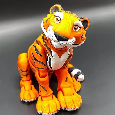 STL файл для 3D-печати ТИГР.