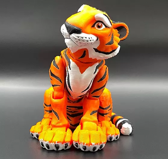 STL файл для 3D-печати ТИГР.