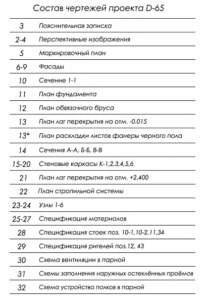 Проект каркасной бани в стиле барнхаус D-65