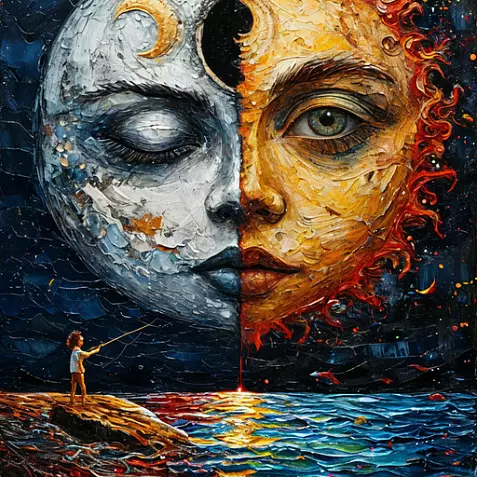 Луна и Солнце